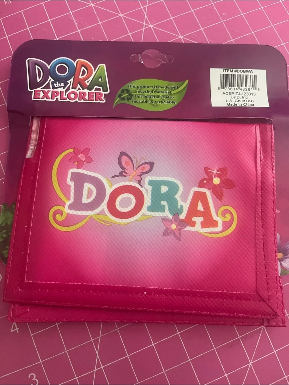 Nickelodeon Dora the Explorer Pink and Purple Kids Wallet